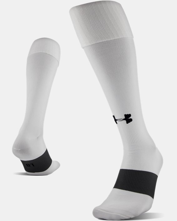 Adult UA Soccer Over-The-Calf Socks, White, pdpMainDesktop image number 0